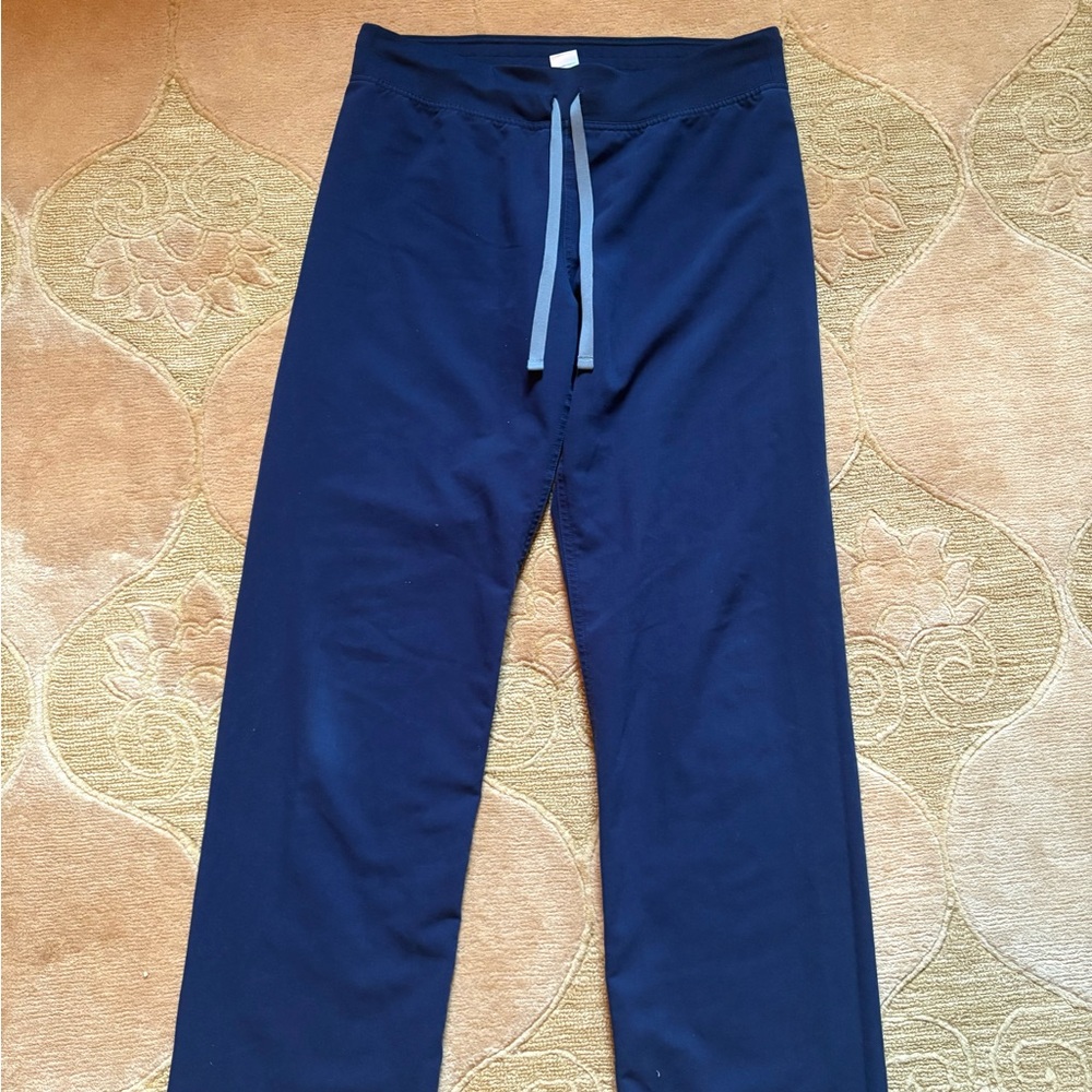 Figs Blue Boot Cut Flare Pants